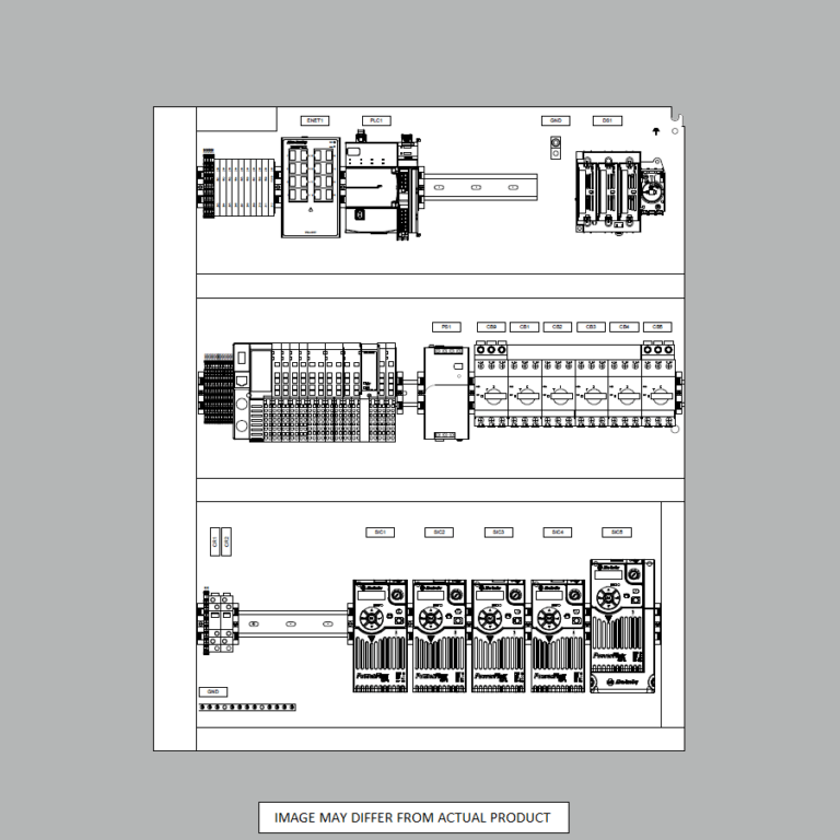 Safety Compactlogix 5380 PLC Panel With Panelview 5000, Powerflex 525 VFDs